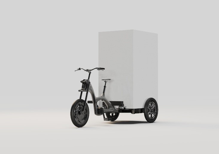 화물용 전기자전거 시제품 이미지